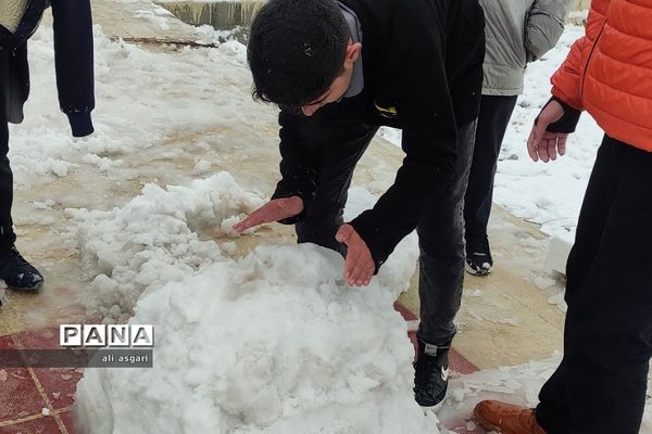 یک روز برفی در شهریار