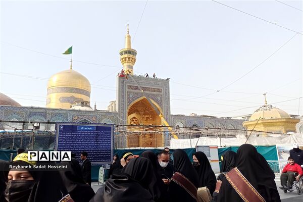 چهارمین روز از اردوی دانش‌آموزان زیارت اولی‌ فارس به مشهد مقدس