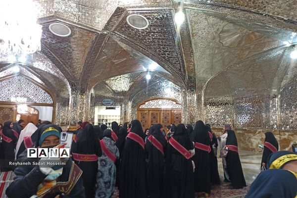 چهارمین روز از اردوی دانش‌آموزان زیارت اولی‌ فارس به مشهد مقدس