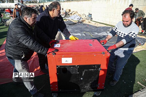 برپایی بیمارستان سیار ارتش جمهوری اسلامی ایران در جنوب ترکیه