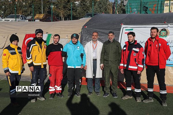 برپایی بیمارستان سیار ارتش جمهوری اسلامی ایران در جنوب ترکیه