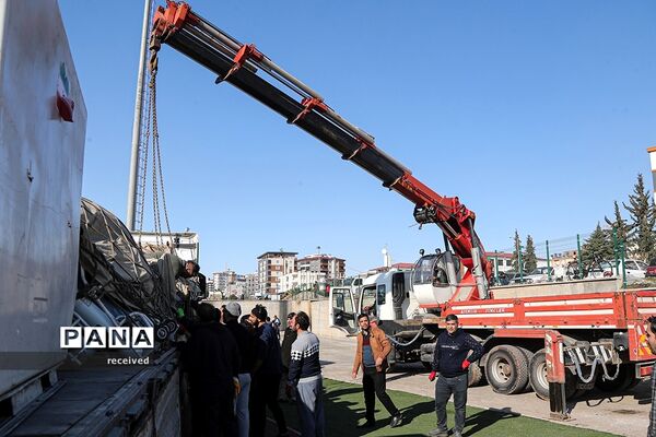 برپایی بیمارستان سیار ارتش جمهوری اسلامی ایران در جنوب ترکیه