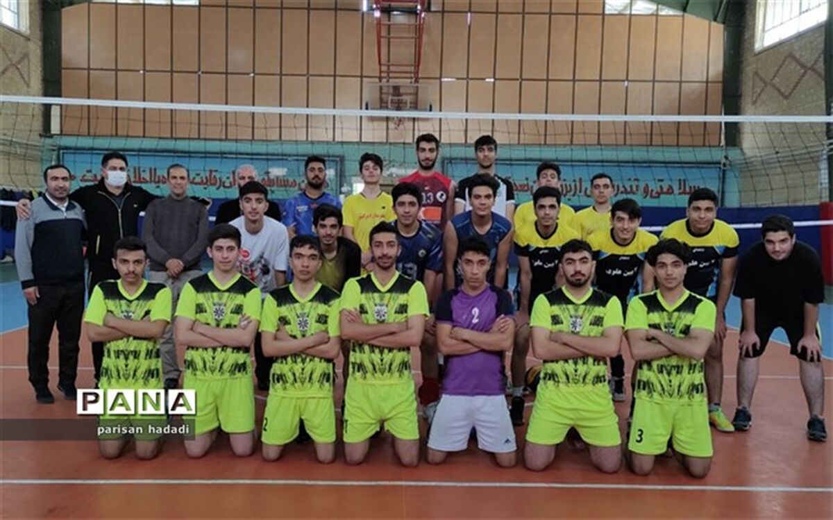 پایان رقابت‌های والیبال دانش‌آموزان متوسطه دوم شهرستان شهریار