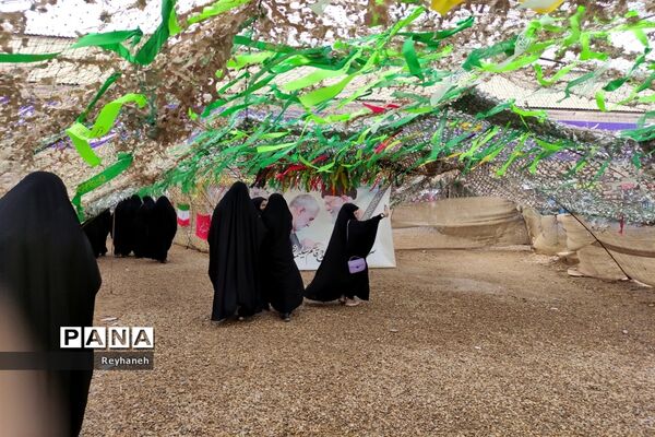 حضور دانش‌آموزان منطقه جوادآباد در اردوی راهیان نور