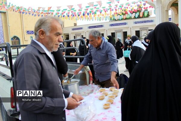 اعزام دانش‌آموزان دختر شهرستان بوشهر به مناطق عملیاتی جنوب