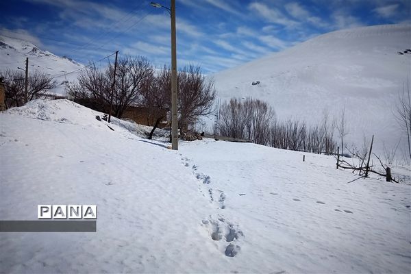 کوهرنگ،پس از بارش سنگین برف