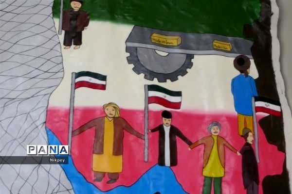 حضور فعال دانش‌آموزان دبیرستان شاهد حجاب منطقه ۱۳ در مسابقات نقاشی همگانی