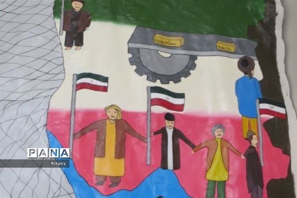 حضور فعال دانش‌آموزان دبیرستان شاهد حجاب منطقه ۱۳ در مسابقات نقاشی همگانی