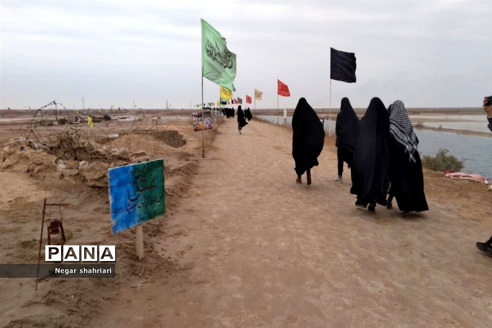 حال و هوای کاروان راهیان نور دانش‌آموزان دختر شهرستان نایین