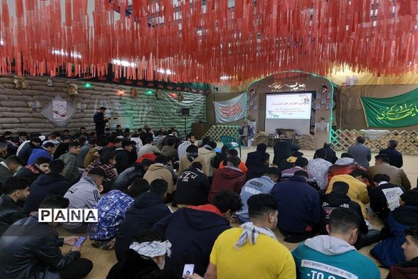 مراسم وداع با شهدا در آخرین روز اردوی راهیان‌نور