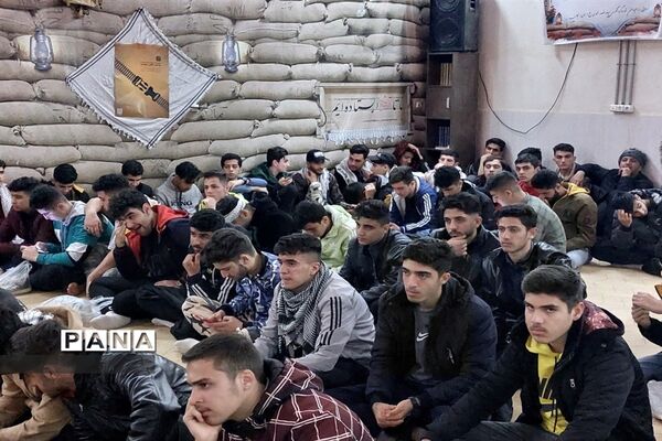 مراسم وداع با شهدا در آخرین روز اردوی راهیان‌نور