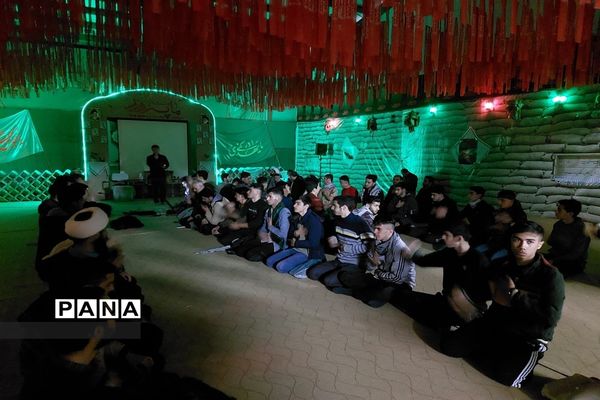 مراسم وداع با شهدا در آخرین روز اردوی راهیان‌نور