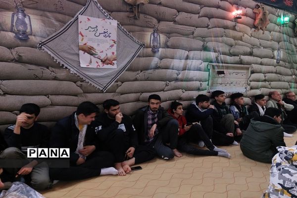 مراسم وداع با شهدا در آخرین روز اردوی راهیان‌نور