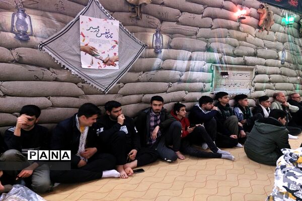 مراسم وداع با شهدا در آخرین روز اردوی راهیان‌نور