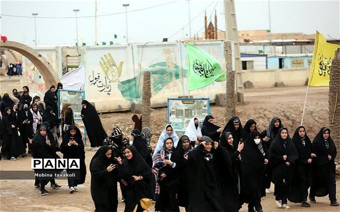 اعزام دومین دوره دانش‌آموزان ورامین به اردوی راهیان نور