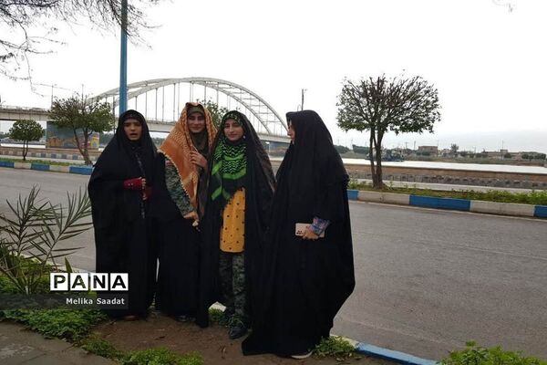 اردوی راهیان نور دختران استان بوشهر منطقه عملیاتی جنوب