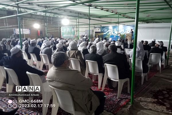 مراسم افتتاح مدرسه حج در مزار شیخ احمد جامی تربت جام