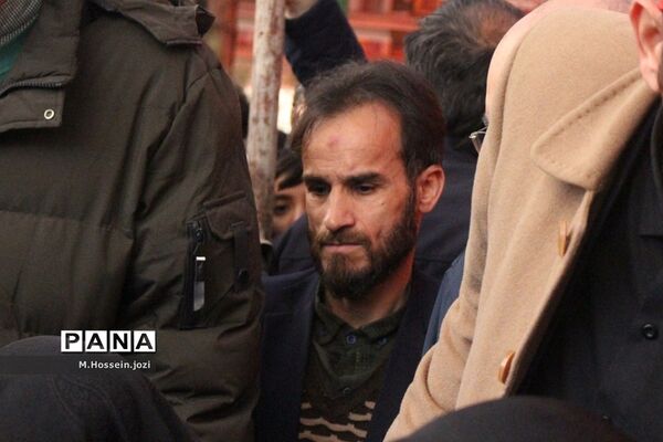 مراسم تشییع پیکر پاک شهید علیرضا بادرام