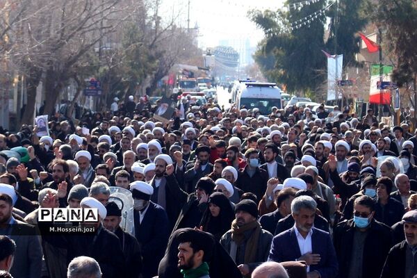 مراسم تشییع پیکر پاک شهید علیرضا بادرام
