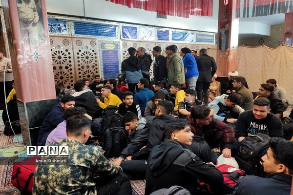 اعزام کاروان راهیان نور دانش‌آموزان پسر ناحیه 4 شیراز
