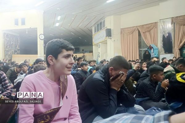 اولین روز از اردوی دانش‌آموزان زیارت اولی شهرستان‌های تهران