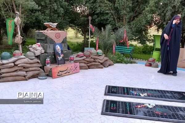 حضور دانش‌آموزان دختر رودهن در اردوگاه شهید  رستگار در اردوی راهیان نور
