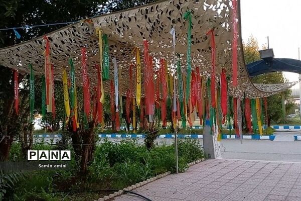 حضور دانش‌آموزان دختر رودهن در اردوگاه شهید  رستگار در اردوی راهیان نور
