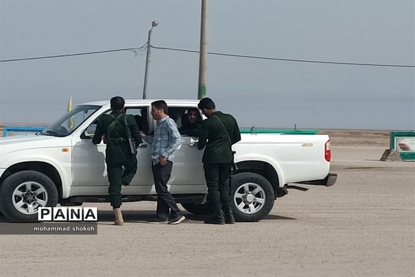 حضور دانش‌آموزان پسر دبیرستانی ناحیه 3 در راهیان نور دانش‌آموزی