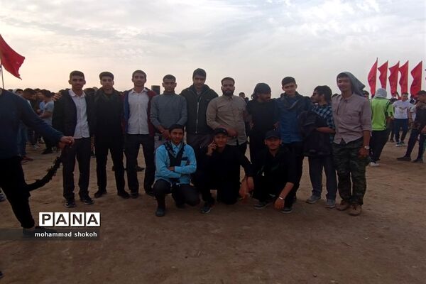 حضور دانش‌آموزان پسر دبیرستانی ناحیه 3 در راهیان نور دانش‌آموزی