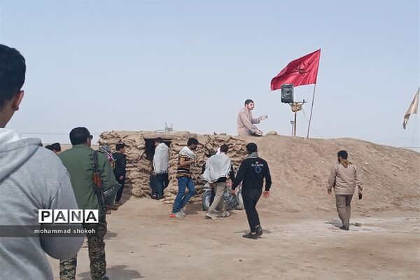 حضور دانش‌آموزان پسر دبیرستانی ناحیه 3 در راهیان نور دانش‌آموزی