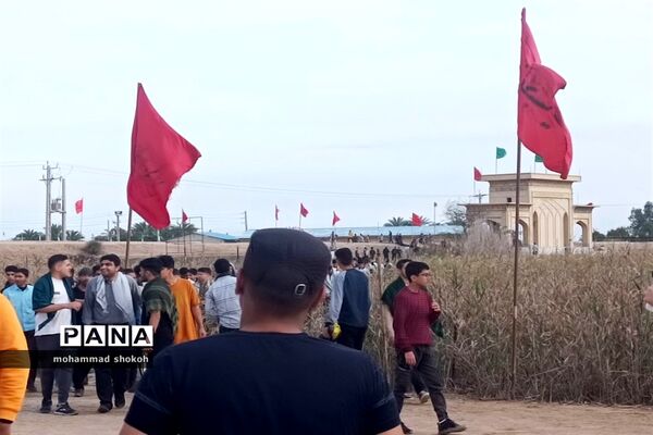 حضور دانش‌آموزان پسر دبیرستانی ناحیه 3 در راهیان نور دانش‌آموزی