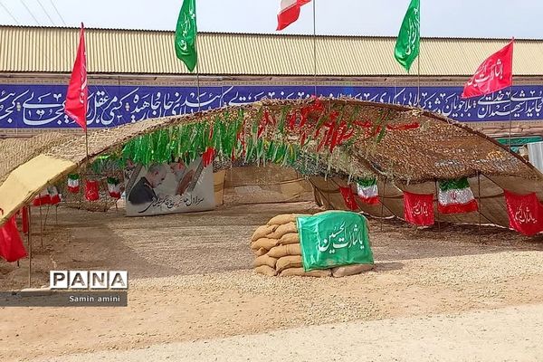 دانش‌آموزان دختر رودهن در اردوی راهیان نور