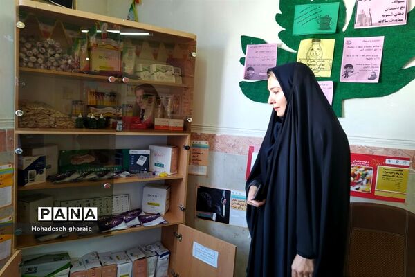افتتاح اتاق بهداشت در مدرسه نوشین بختیاری بخش جوادآباد