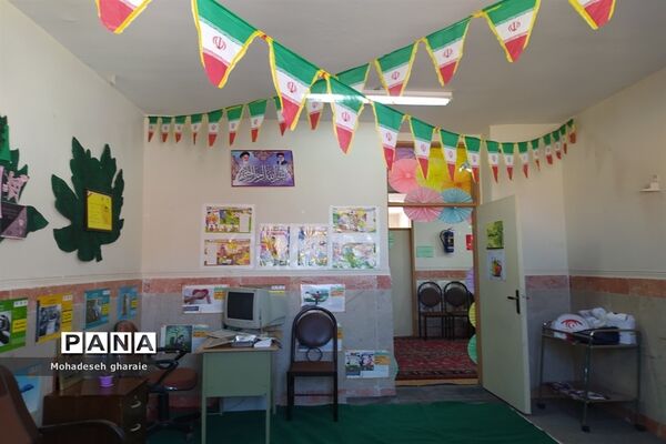 افتتاح اتاق بهداشت در مدرسه نوشین بختیاری بخش جوادآباد