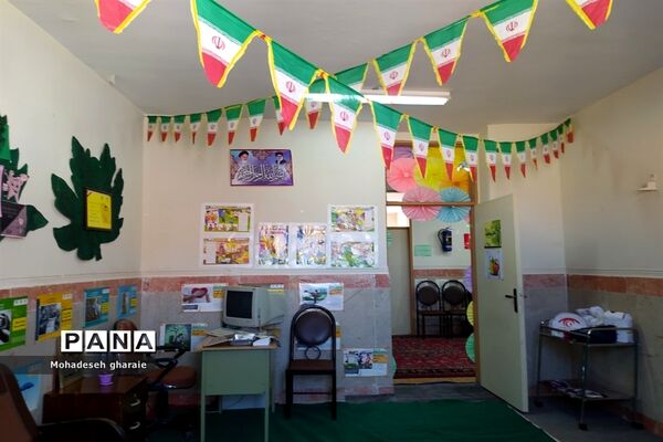 افتتاح اتاق بهداشت در مدرسه نوشین بختیاری بخش جوادآباد