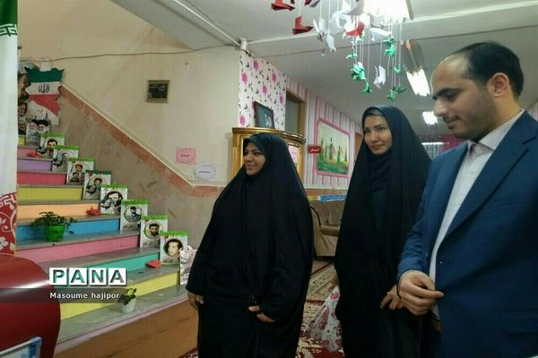 بازدید مدیر آموزش و پرورش جوادآباد از دبیرستان نوشین بختیاری