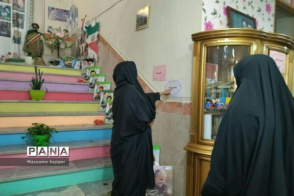 بازدید مدیر آموزش و پرورش جوادآباد از دبیرستان نوشین بختیاری