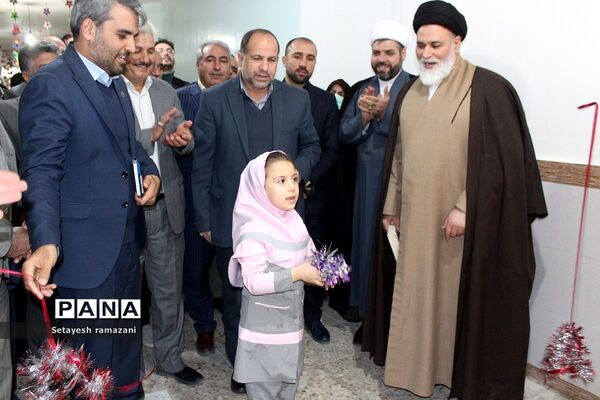 افتتاحیه مدرسه خیرساز سه کلاسه الحاقی مدرسه سامنی  در روستای احمد آباد بهارستان 2