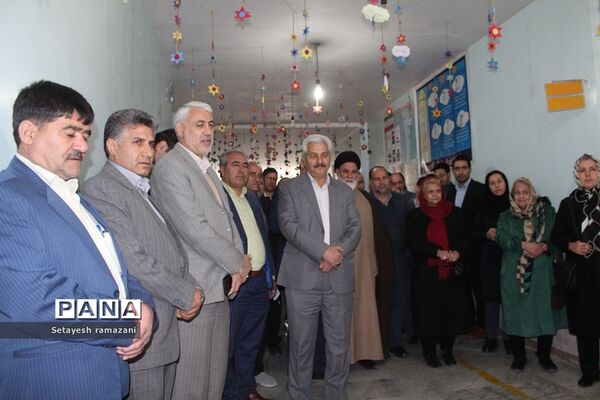 افتتاحیه مدرسه خیرساز سه کلاسه الحاقی مدرسه سامنی  در روستای احمد آباد بهارستان 2