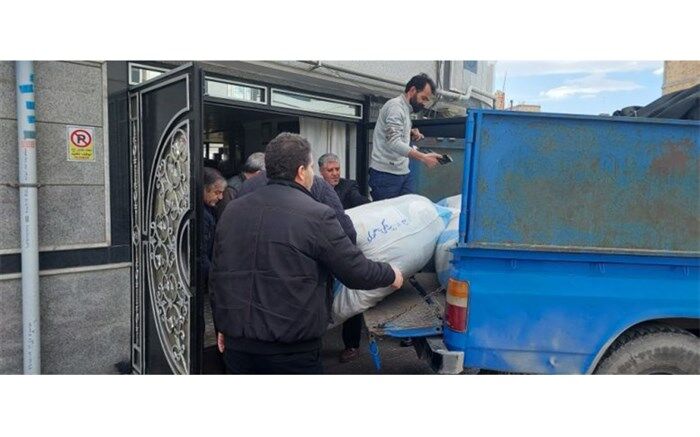 اهدای ۴۰۰ تخته پتو به زلزله‌زدگان خوی