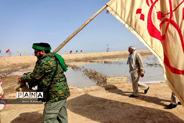حضور پر شور دانش‌آموزان پسر استان فارس در اردوی راهیان نور