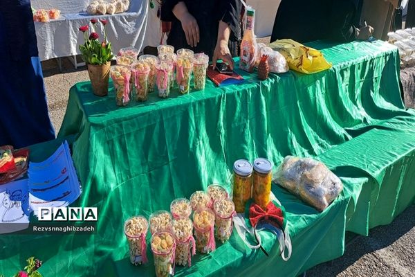 برپایی بازارچه کسب و کار دانش‌آموزی در آموزشگاه فضیلت شوشتر