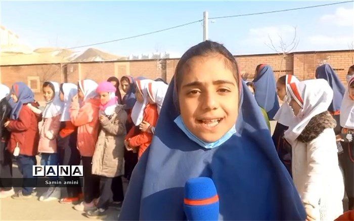 روایت دانش‌آموزان مدرسه حضرت خدیجه(س) و حضرت زینب(س) رودهن از واژه جانباز/فیلم