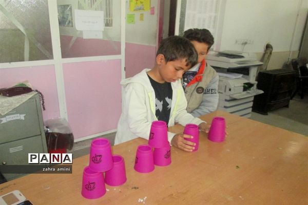 برگزاری مسابقات بازی‌های فکری سرگرمی رویش در شهرستان سروستان