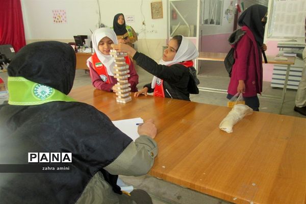 برگزاری مسابقات بازی‌های فکری سرگرمی رویش در شهرستان سروستان