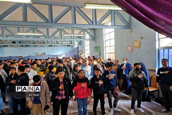 برگزاری جشن تکلیف دانش‌آموزان پسر شهر جوادآباد