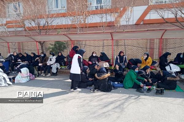 اردوی درون مدرسه‌ای دانش‌آموزان آموزشگاه شهید اورکی اسلامشهر