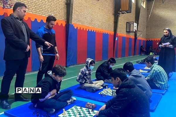 مسابقات شطرنج پسران ناحیه یک ری در سالن ورزشی علی‌ابن ابی‌طالب (ع) در شهرری