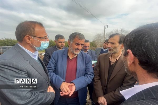 بازدید میدانی از چاه‌های آب کشاورزی شهر سورک و طبقده