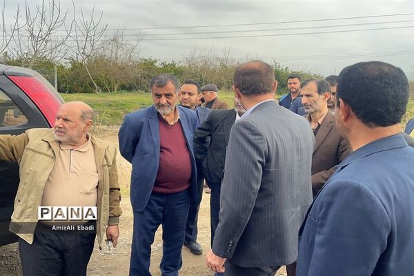 بازدید میدانی از چاه‌های آب کشاورزی شهر سورک و طبقده